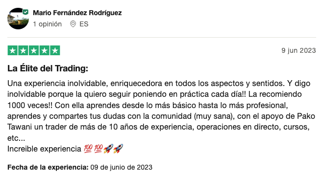 Opiniones y resultados de alumnos del mejor curso de trading online– Testimonio real