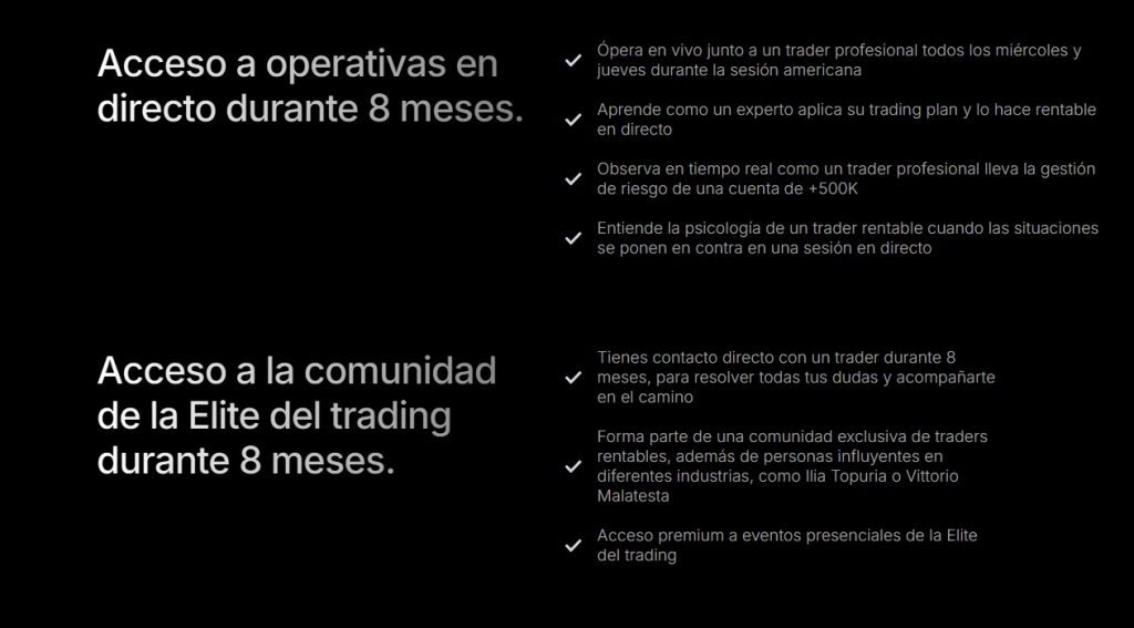Garantías del curso de Pako Thawani, mejor curso de trading online